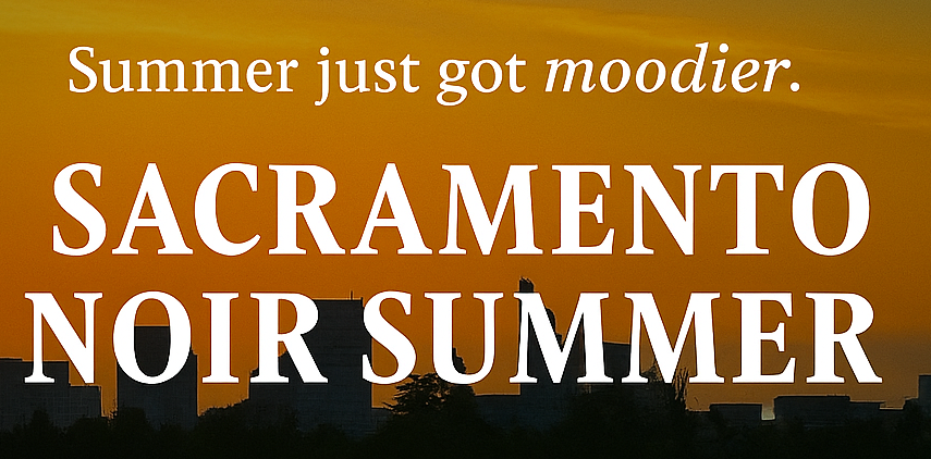 Sacramento Noir Summer Square Poster