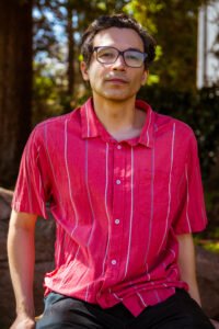 Portrait of author Jose Vadi, contributor to Sacramento Noir, used in a Four Eye Books interview.